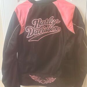 Harley-Davidson Black and Pink Mesh Jacket